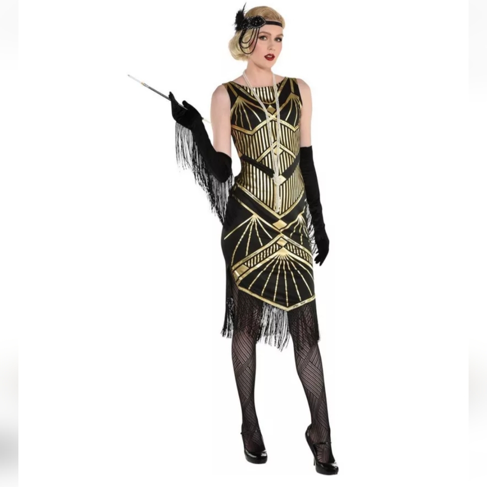 NEW ROARING 20'S FLAPPER HALLOWEEN COSTUME